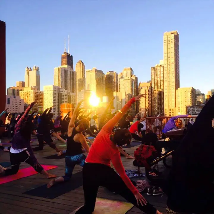 Sunset Skyline Yoga