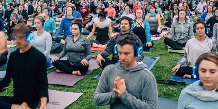 Sunset Silent Disco Yoga