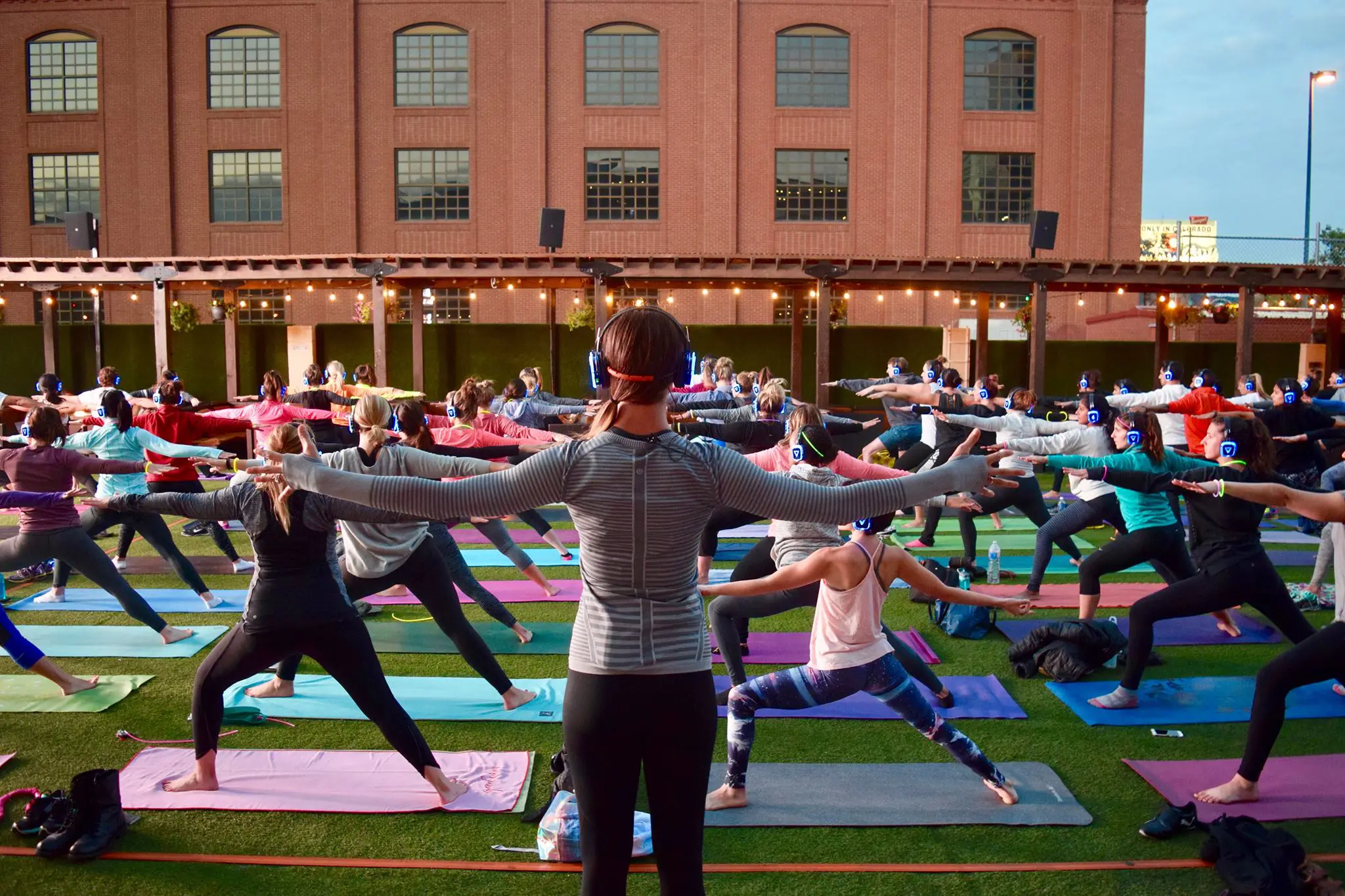 Silent Disco Glow Flow Yoga