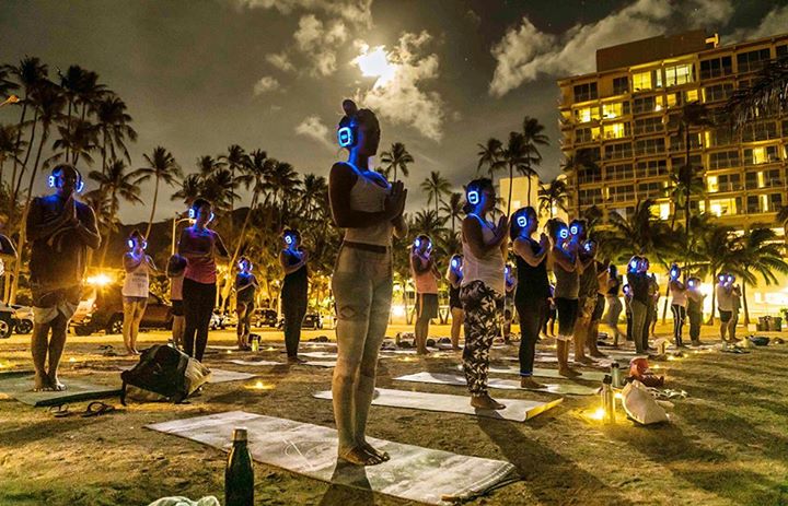 Full Moon Silent Disco Yoga