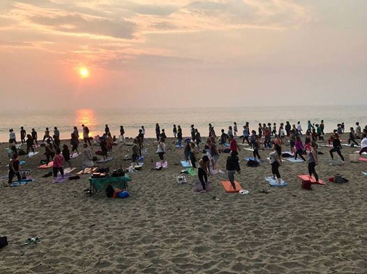 Beach Yoga