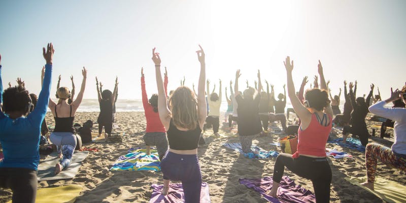 FOURTH OF JULY Beach Yoga with Julianne Aiello!