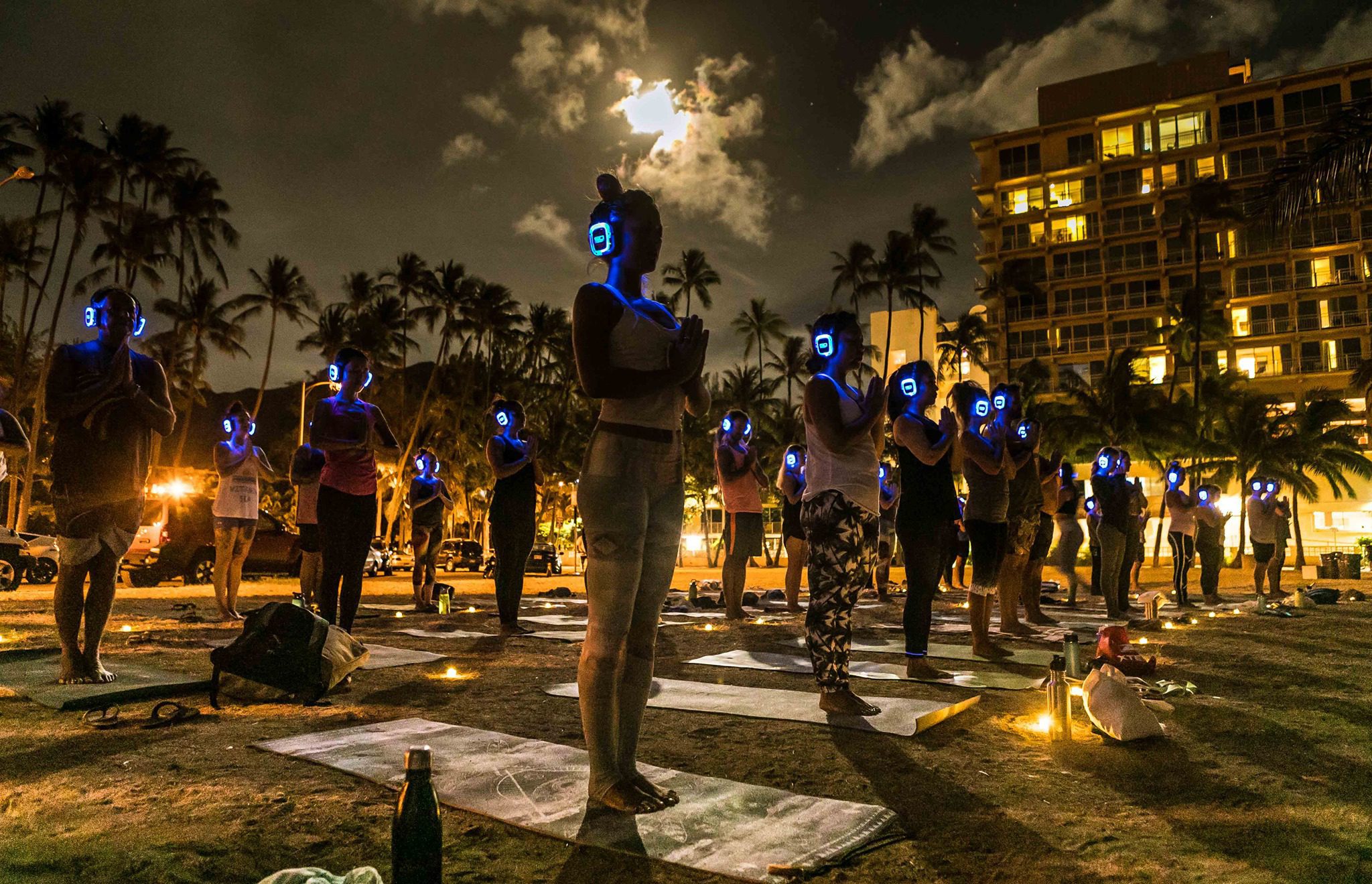 Full Moon Silent Disco Yoga w/Alex {Power Flow}