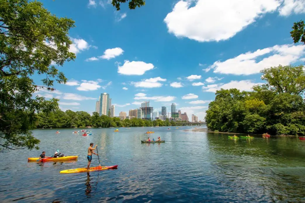 MindTravel SilentPaddle in Austin on Ladybird Lake