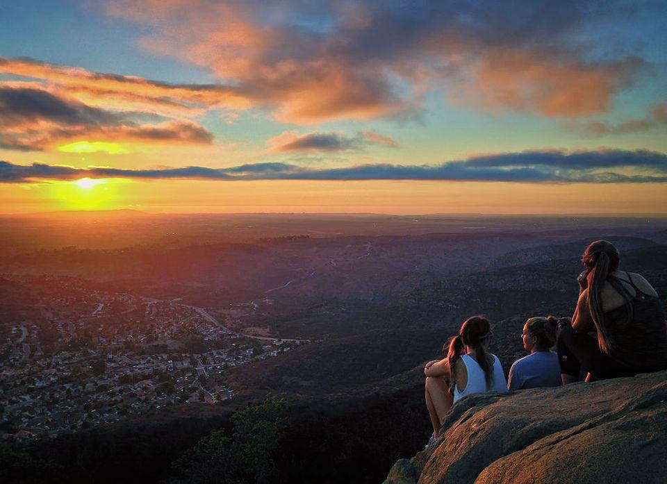 MindTravel SilentHike in San Diego on Cowles Mountain