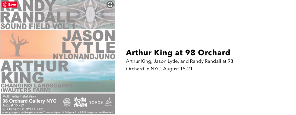 Arthur King at 98 Orchard