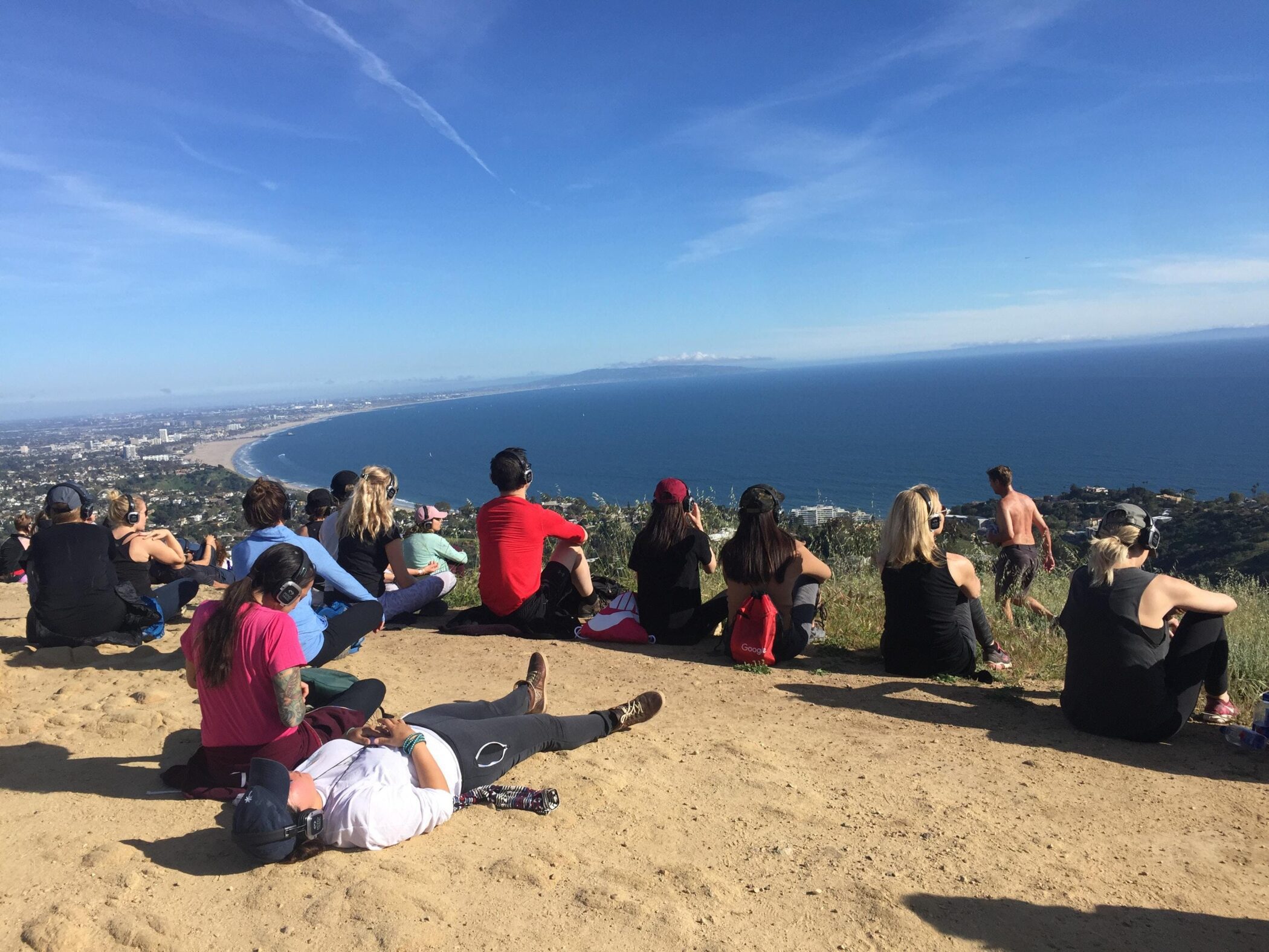 MindTravel SilentHike in Los Angeles up Los Liones Canyon Trail