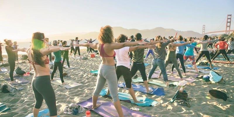 Sunday Zen Beach Yoga with Kelly Becerra!