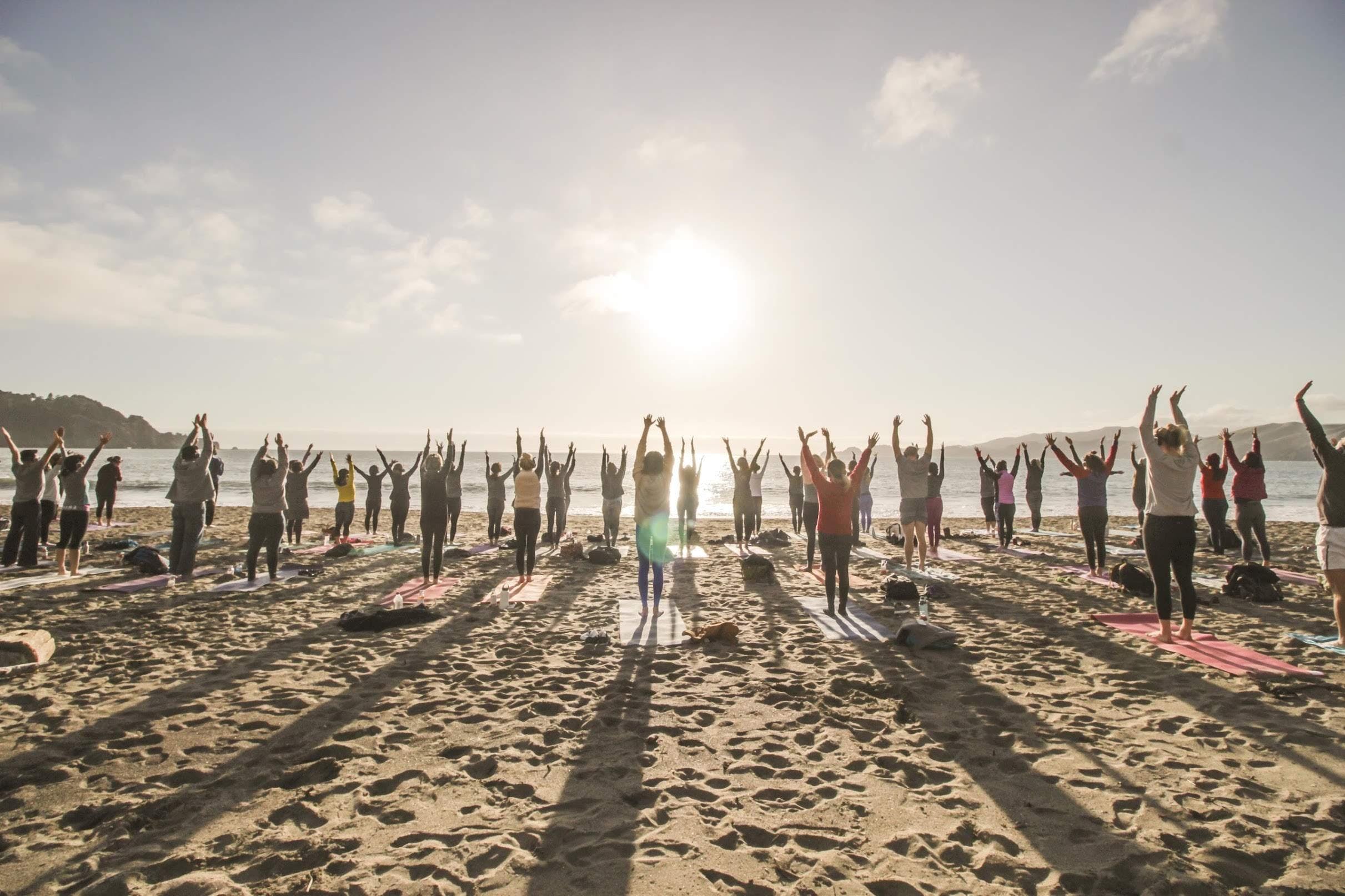 Saturday Groove: Beach Yoga with Julianne