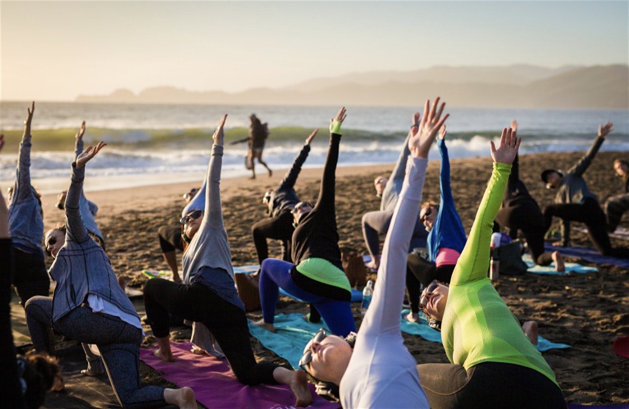 Sunset Beach Yoga with Kirin!