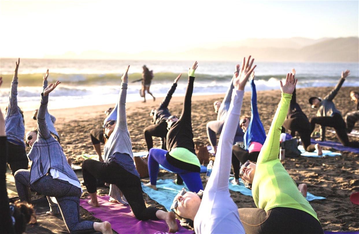 Sunday Beach Yoga with Julie!