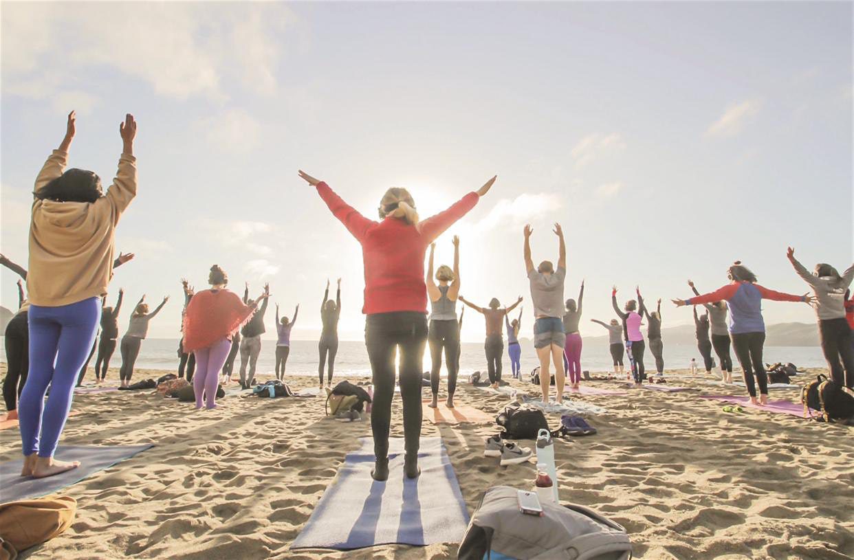 Sunset Beach Yoga with Julianne