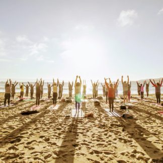 Saturday Groove Beach Yoga with Kirin